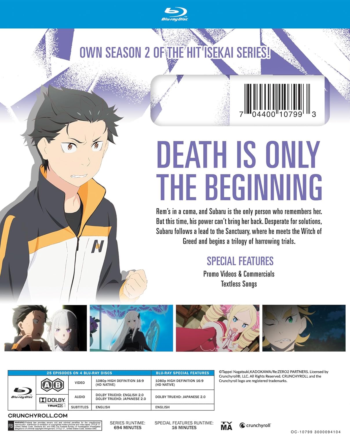 RE: Zero Starting Life in Another World: Season Two