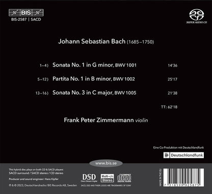 Sonatas and Partitas, Vol. 2