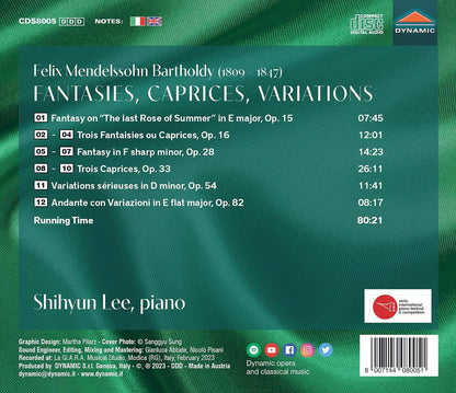 Mendelssohn: Fantasies, Caprices, Variations