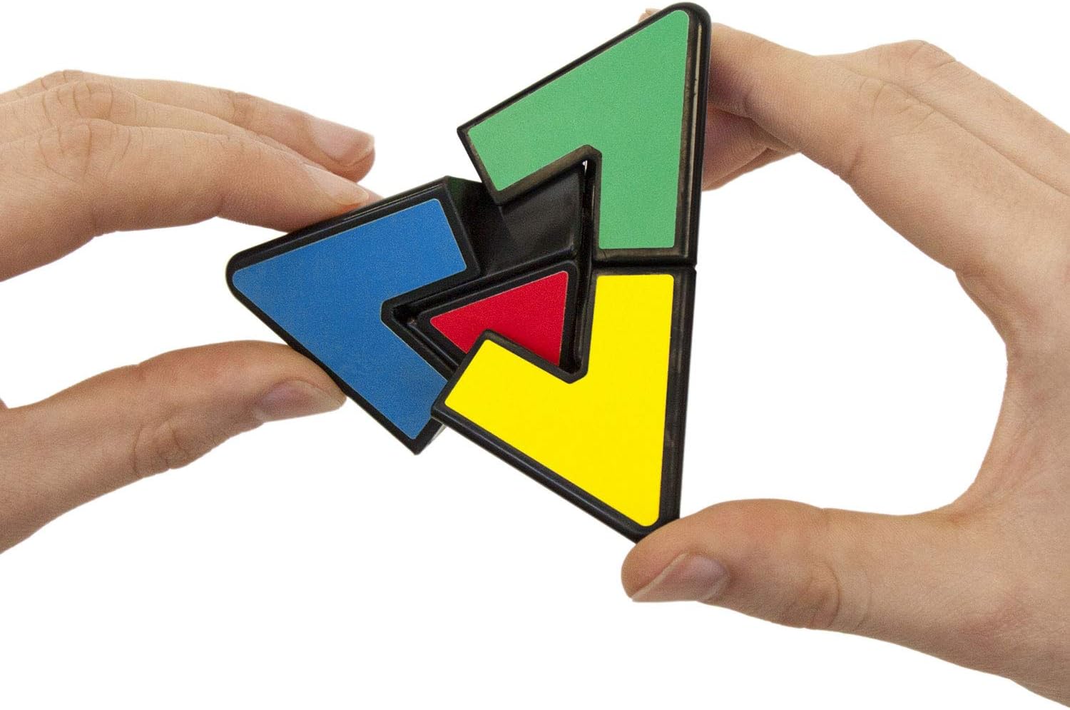 Meffert's Pyraminx Duo by Recent Toys, Brain Teaser 3d Puzzle Triangle for Adults Kids Boys Girls Fidget Toy Stress Relief Puzzle Cube Official Pyraminx from Meffert's