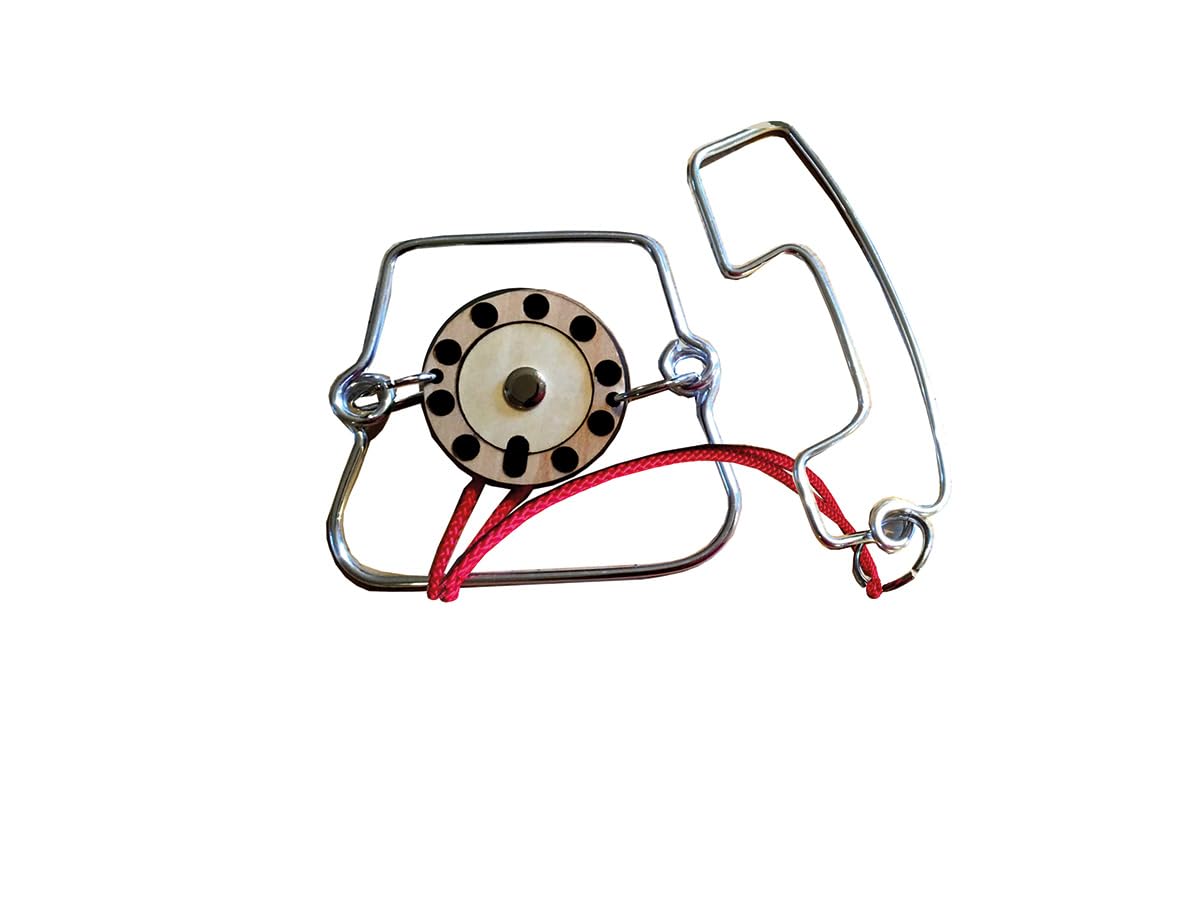 Constantin- Metal Telephone Rompecabezas, Multicolor (Recent Toys C5085