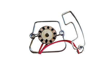 Constantin- Metal Telephone Rompecabezas, Multicolor (Recent Toys C5085