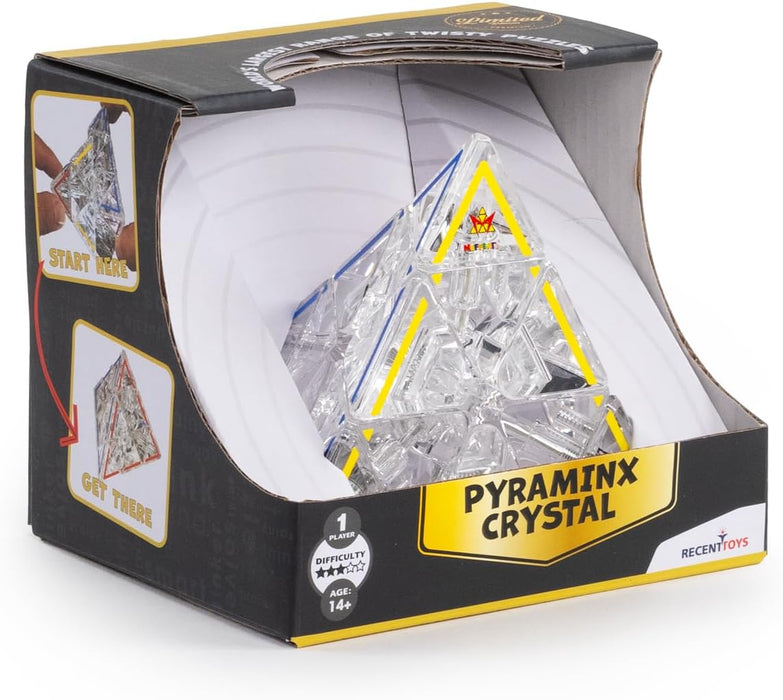 Meffert's M5093 Pyraminx Crystal Puzzle, Multi-Colour