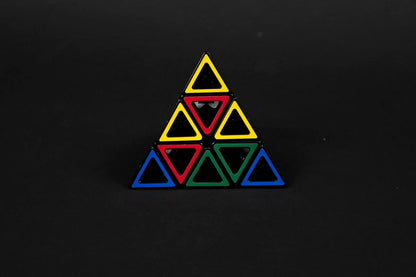Meffert's M5097 Holle Pyraminx hersenkraker puzzel voor concentratie, meerkleurig