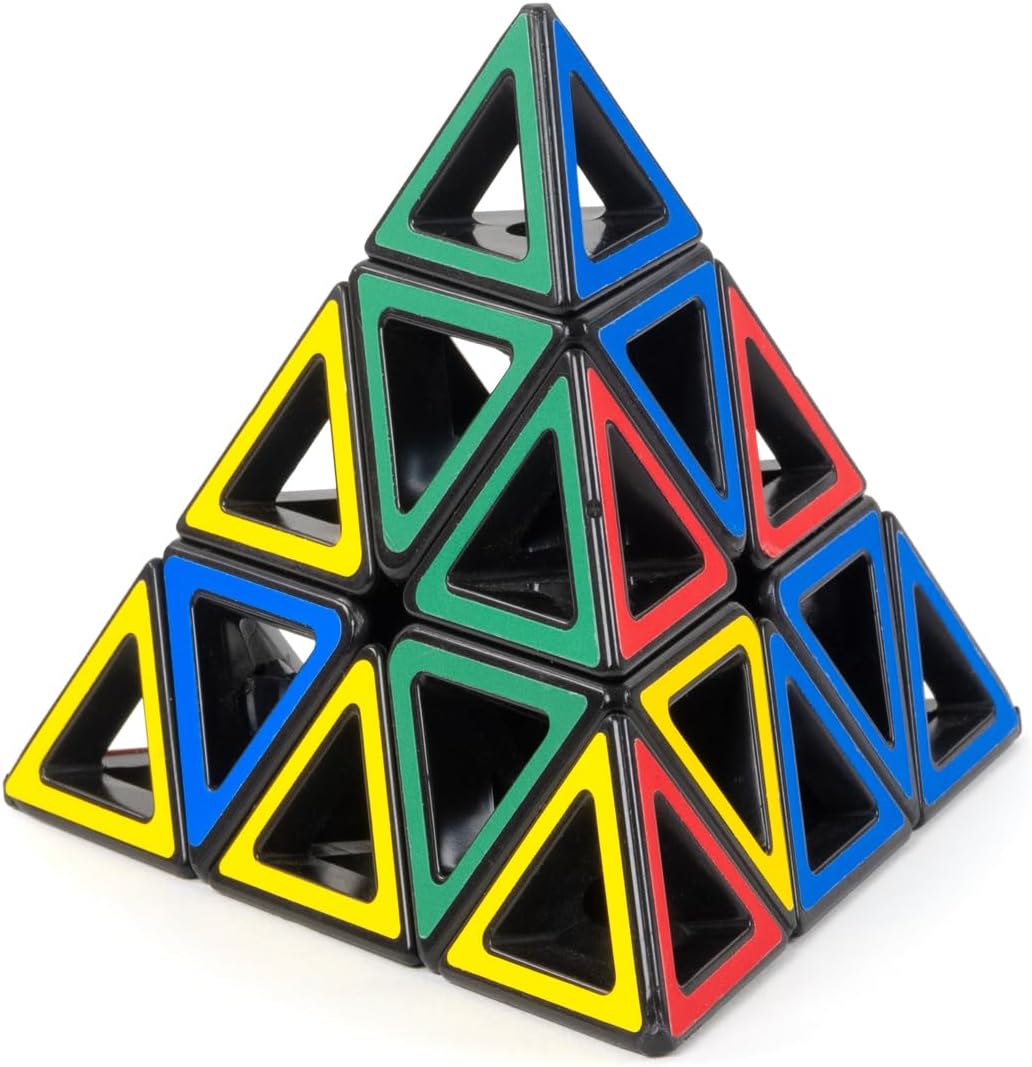 Meffert's M5097 Holle Pyraminx hersenkraker puzzel voor concentratie, meerkleurig