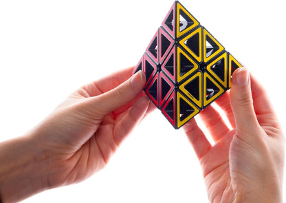 Meffert's M5097 Holle Pyraminx hersenkraker puzzel voor concentratie, meerkleurig