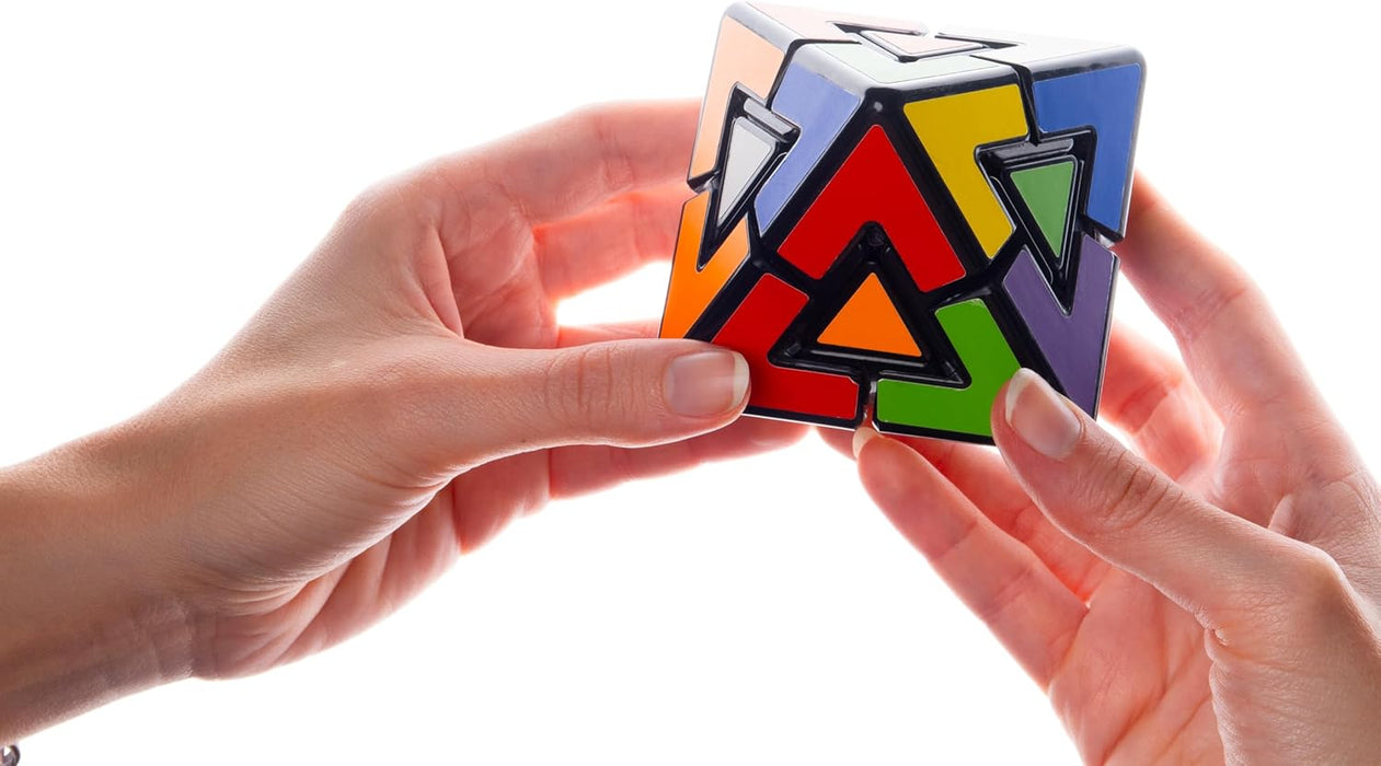 Meffert's M5110 Pyraminx Diamond, colourful brainteaser puzzle cube