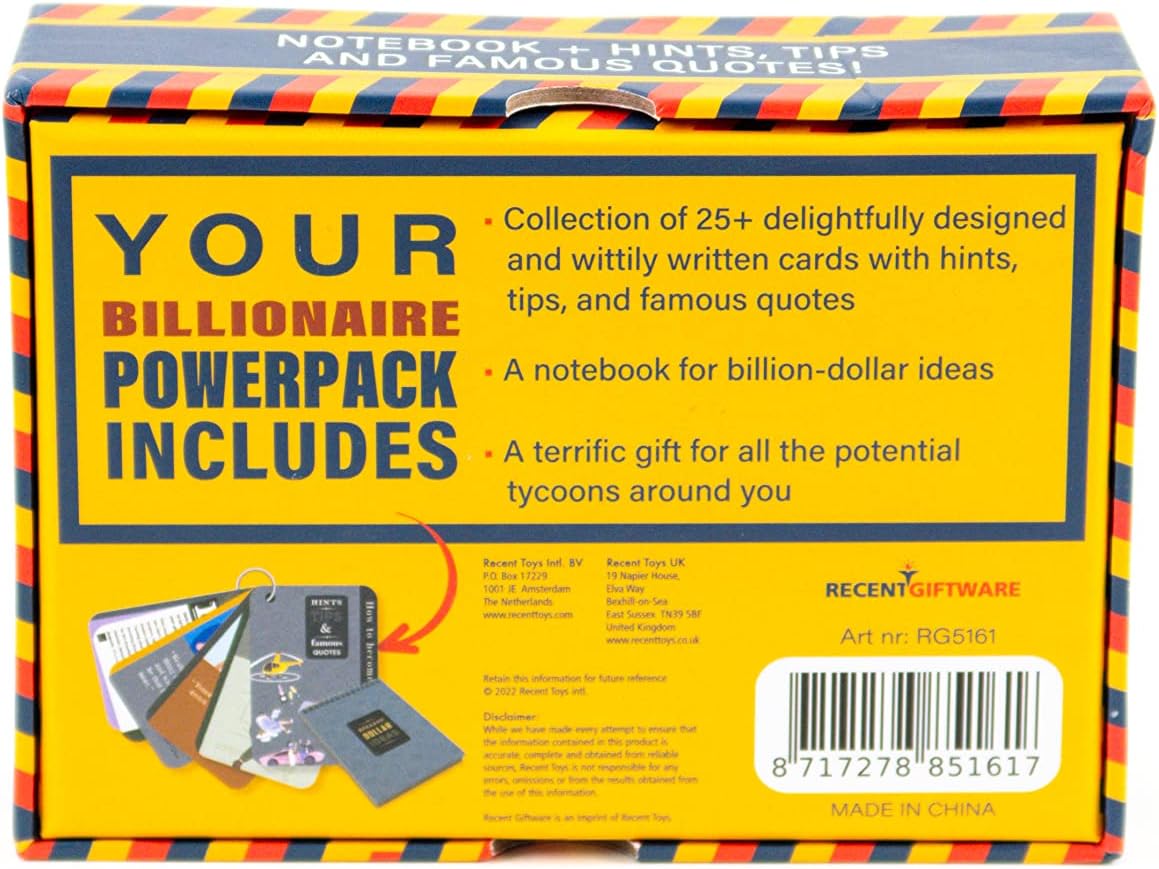 Recent Giftware RG5161 Billionaire Guide, Yellow, One Size