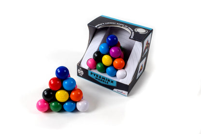 Recent Toys- Rompecabezas de mármol Pyraminx, Multicolor, Medium (M5169