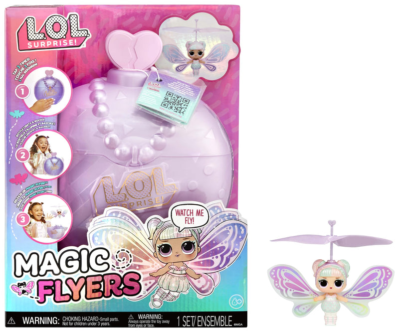 LOL Surprise Magic Flyers - Sweetie Fly - Hand Guided Flying Doll - Collectible Doll with Touch Bottle Unboxing - Great for Girls Ages 6+
