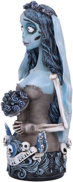 Nemesis Now Official Corpse Bride Emily Bust, 29.3cm, Resin, Blue, Officially Licensed Merchandise, Collectible Emily Bust, Cast in the Finest Resin, Hand-Painted