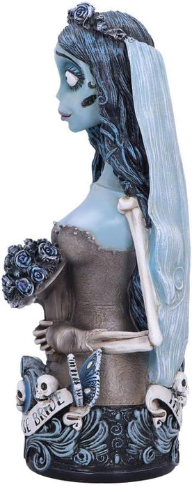 Nemesis Now Official Corpse Bride Emily Bust, 29.3cm, Resin, Blue, Officially Licensed Merchandise, Collectible Emily Bust, Cast in the Finest Resin, Hand-Painted