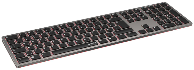 Logitech LEVIA Tastatur kabellos grau