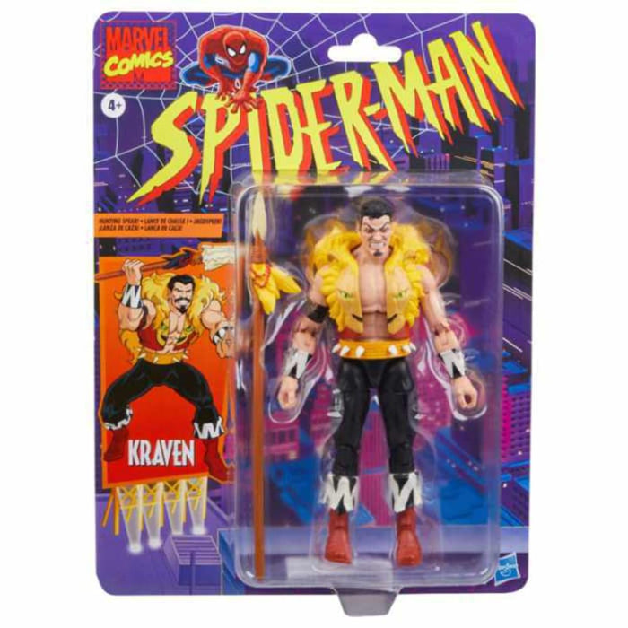 Hasbro Figure Kraven Spiderman Marvel Comics 15cm
