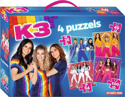 K3 MEK3B2000780 4 in 1 Puzzle