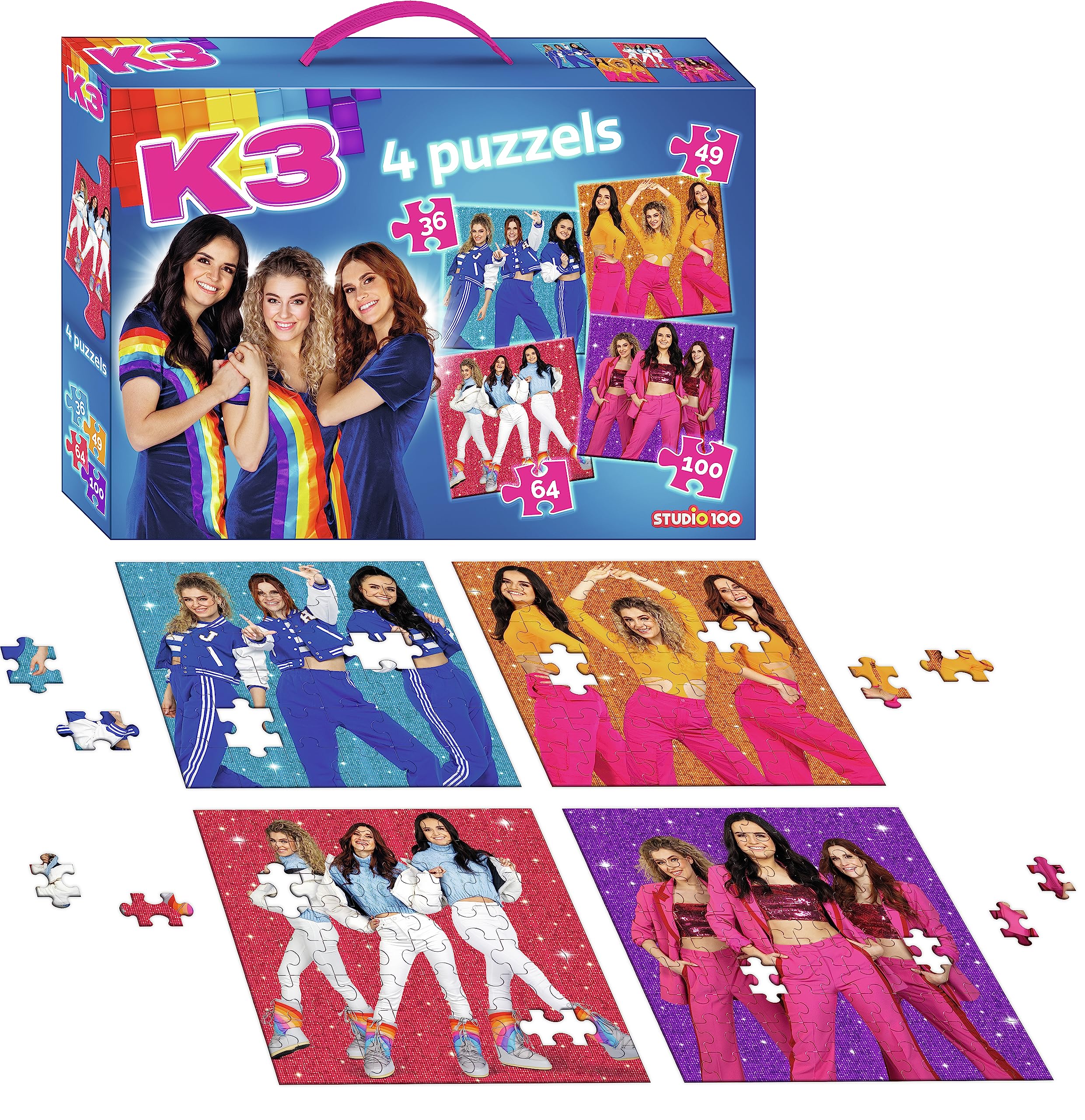K3 MEK3B2000780 4 in 1 Puzzle