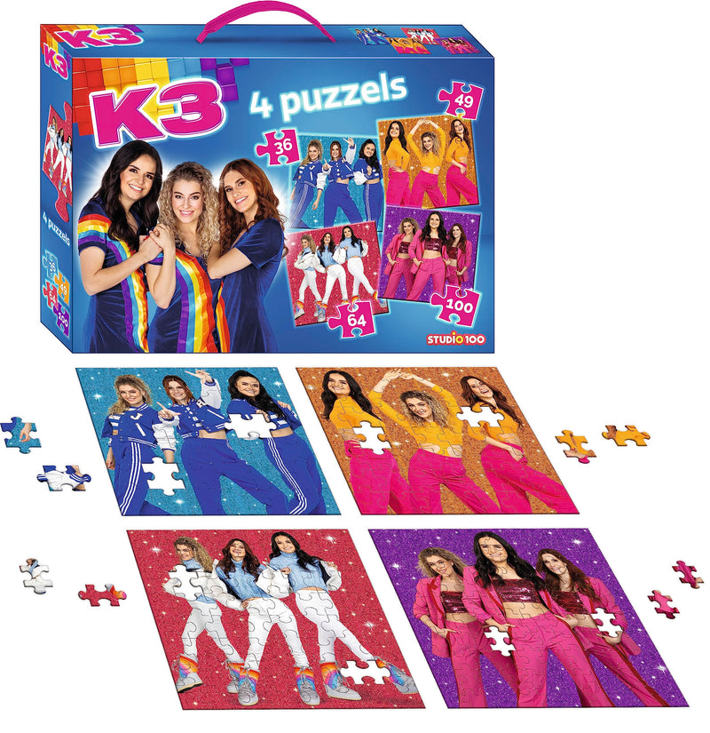 K3 MEK3B2000780 4 in 1 Puzzle