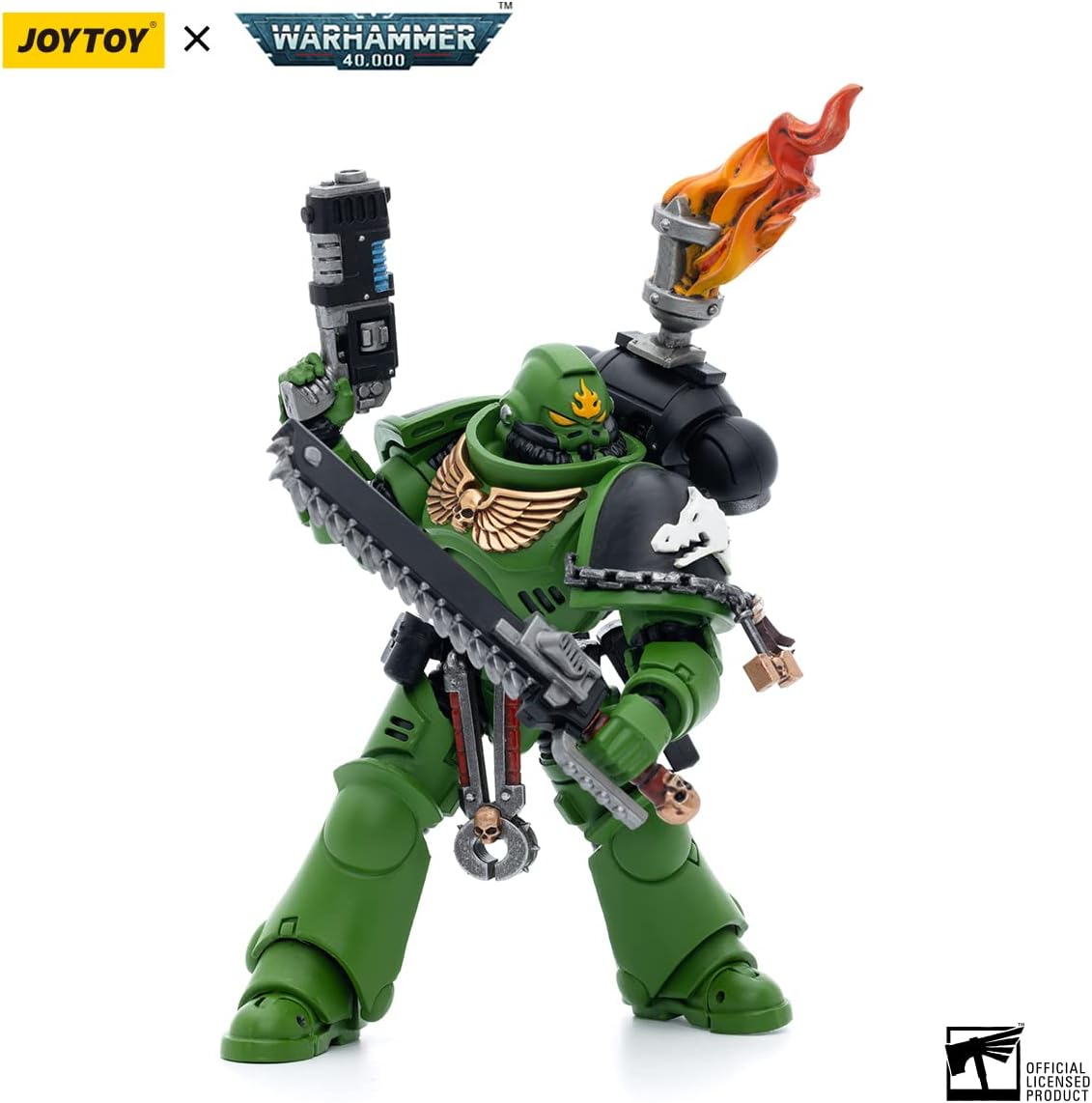 JoyToy Warhammer 40K: Salamanders Assault Intercessors Brother Tsek’gan 1:18 Scale Figure