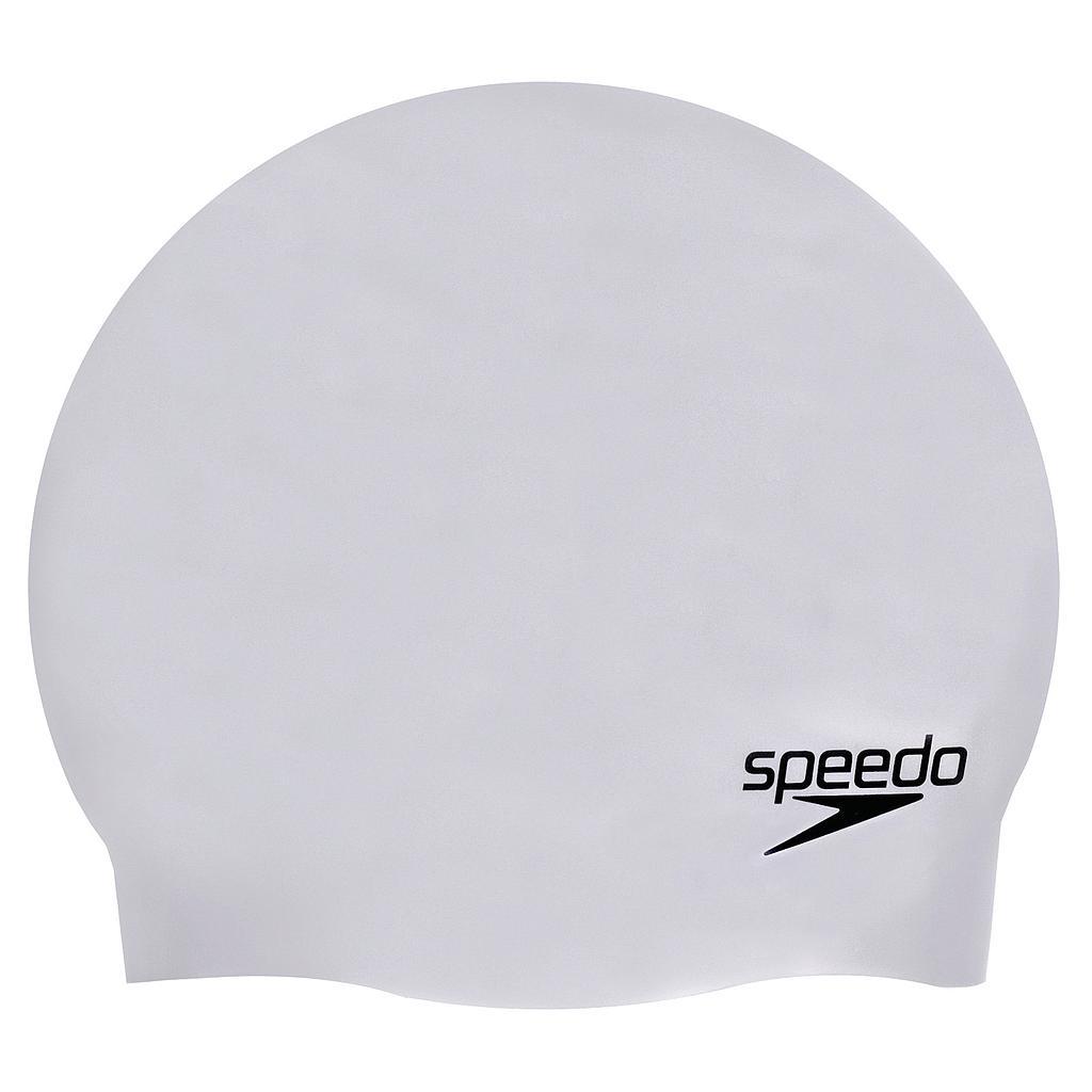 Speedo Moulded Silicone Cap Adult Chrome Adult Chrome