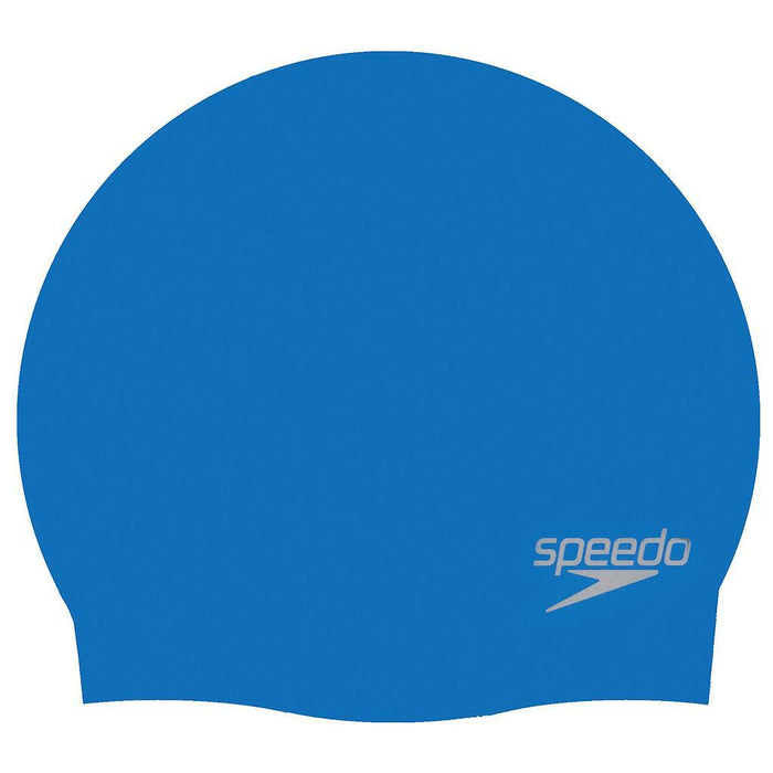 Speedo Moulded Silicone Cap Junior Blue Junior Blue