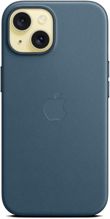 Apple - Back Cover For Mobile Phone - Magsafe Compatibility - Finewoven - Pacific Blue - For Iphone 15