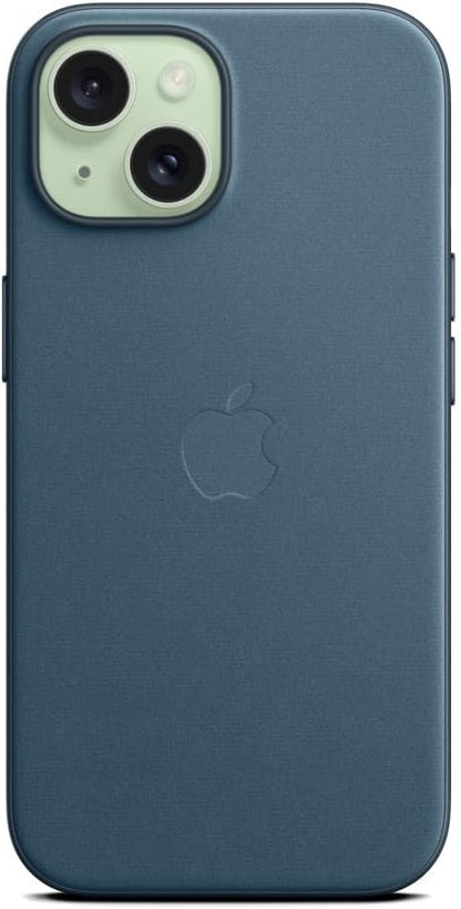 Apple - Back Cover For Mobile Phone - Magsafe Compatibility - Finewoven - Pacific Blue - For Iphone 15