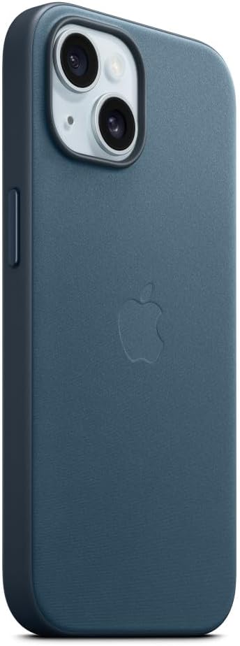 Apple - Back Cover For Mobile Phone - Magsafe Compatibility - Finewoven - Pacific Blue - For Iphone 15
