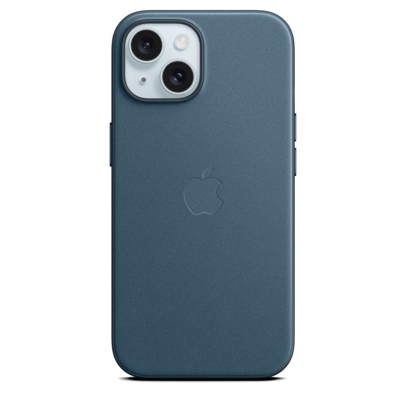 Apple - Back Cover For Mobile Phone - Magsafe Compatibility - Finewoven - Pacific Blue - For Iphone 15