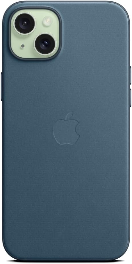 Apple - Back Cover For Mobile Phone - Magsafe Compatibility - Microtwill - Pacific Blue - For Iphone 15 Plus