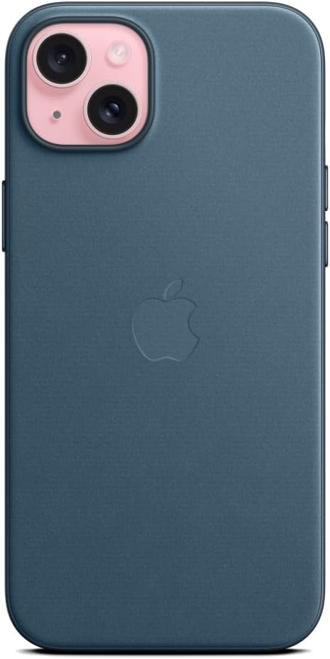 Apple - Back Cover For Mobile Phone - Magsafe Compatibility - Microtwill - Pacific Blue - For Iphone 15 Plus
