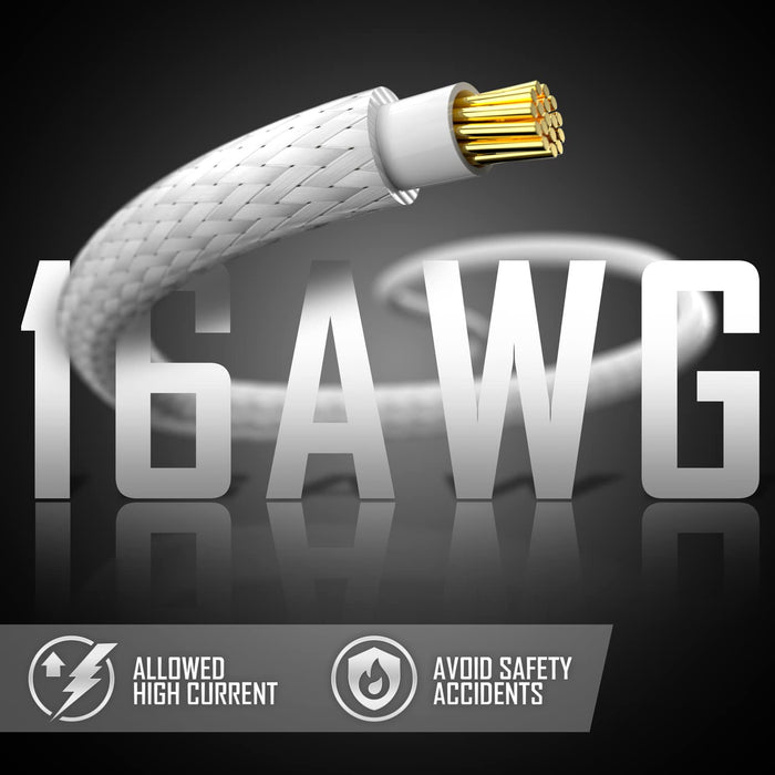 Antec Power Supply Sleeved Cable, PSU Extension Cable Kit / 1x24pin ATX / 2x8pin (4+4) EPS / 3x8pin (6+2) PCI-E, 30cm Length with Combs, Dual EPS White (White Connector) 6 Packs (White Connector) White (3080 Series)