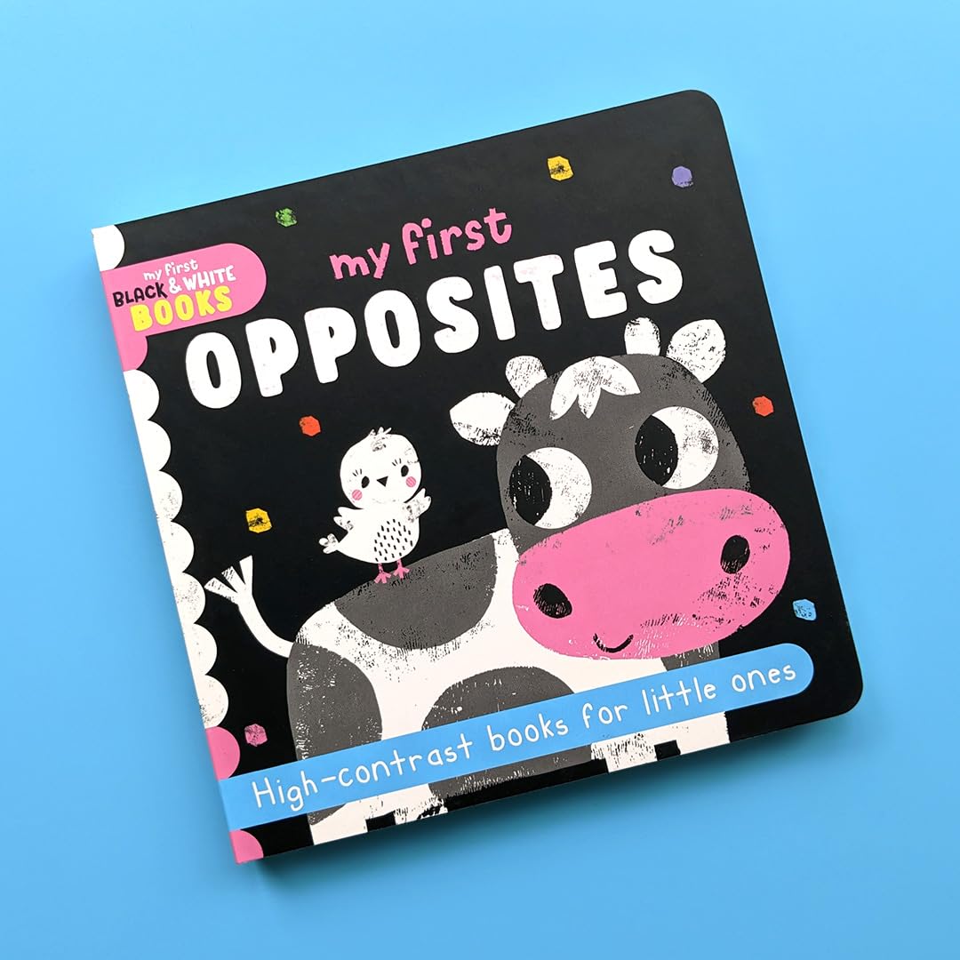 BLACK AND WHITE BOOKS - OPPOSITES (My First Black & White Books