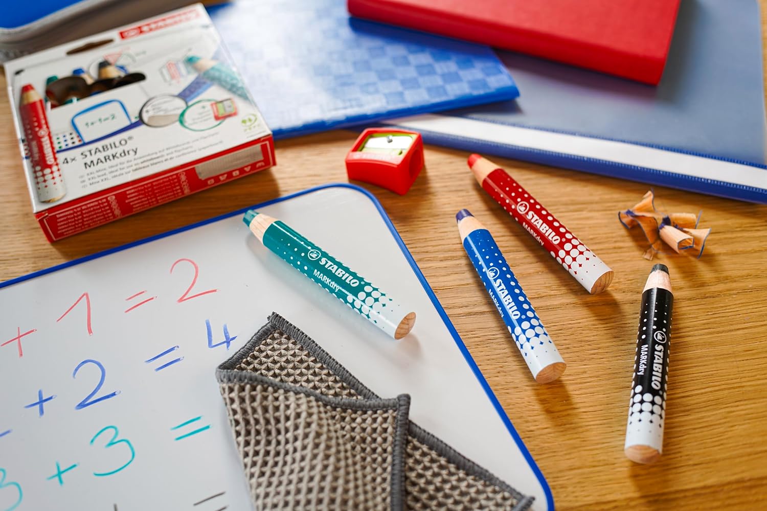 Whiteboard and Flipchart Markers - STABILO MARKdry - Pack of 5
