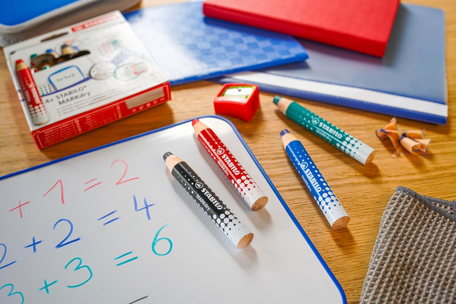 Whiteboard and Flipchart Markers - STABILO MARKdry - Pack of 5