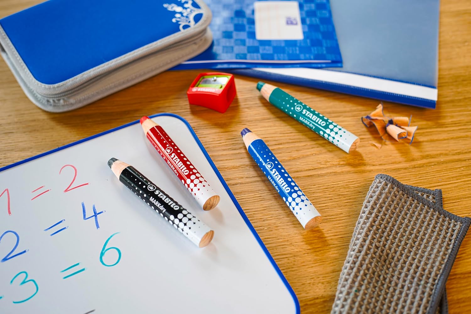 Whiteboard and Flipchart Markers - STABILO MARKdry - Pack of 5