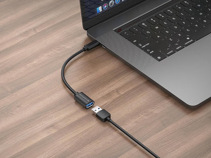 Conceptronic ABBY11B USB C to USB A OTG Adapter 2 Pack 20cm