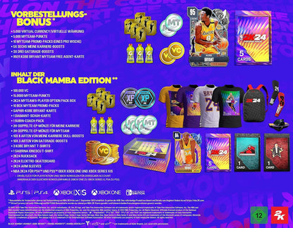NBA 2K24 Black Mamba Edition - USK & PEGI