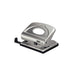 Rapid FMC20 2 Hole Punch, Punches up to 20 Sheets, Adjustable Guide Bar, Metal, Silver, 21835402 Brilliant Silver 20 Sheets