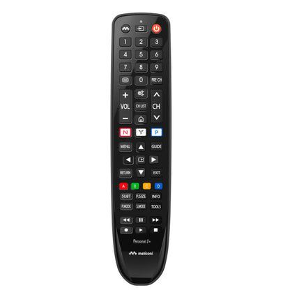 Meliconi Gumbody Personal 1+, Telecomando per TV SAMSUNG, sostituisce il telecomando originale. Pronto all’uso. Corpo in gomma antishock. Supporto web e assistenza telefonica specializzata