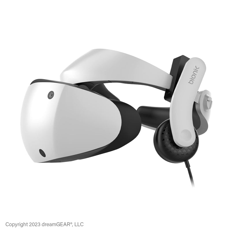 dreamGEAR Bionik Mantis Attachable VR Headphones: Compatible with Playstation VR, Adjustable Design, Connects Directly to PSVR, Hi-Fi Sound, Sleek Design/PS4/PS5