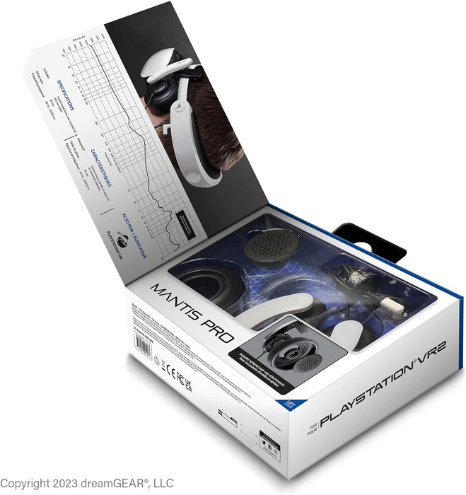dreamGEAR Bionik Mantis Attachable VR Headphones: Compatible with Playstation VR, Adjustable Design, Connects Directly to PSVR, Hi-Fi Sound, Sleek Design/PS4/PS5