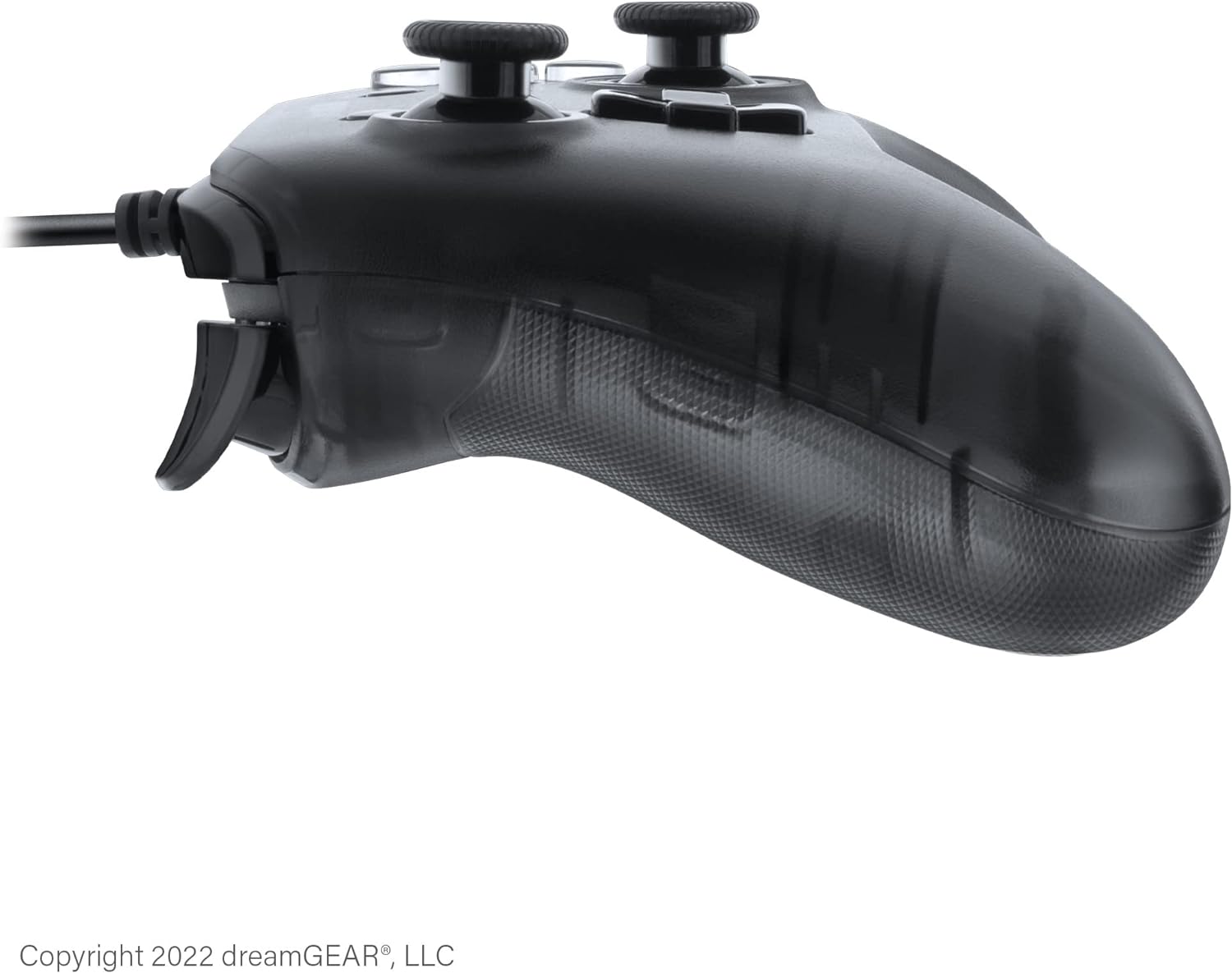 dreamGEAR Shadow Wired Pro Controller for Nintendo Switch: Ergonomic Grips and Glow Effect, Multi-Button Turbo, 10FT USB-A Cable/Switch OLED