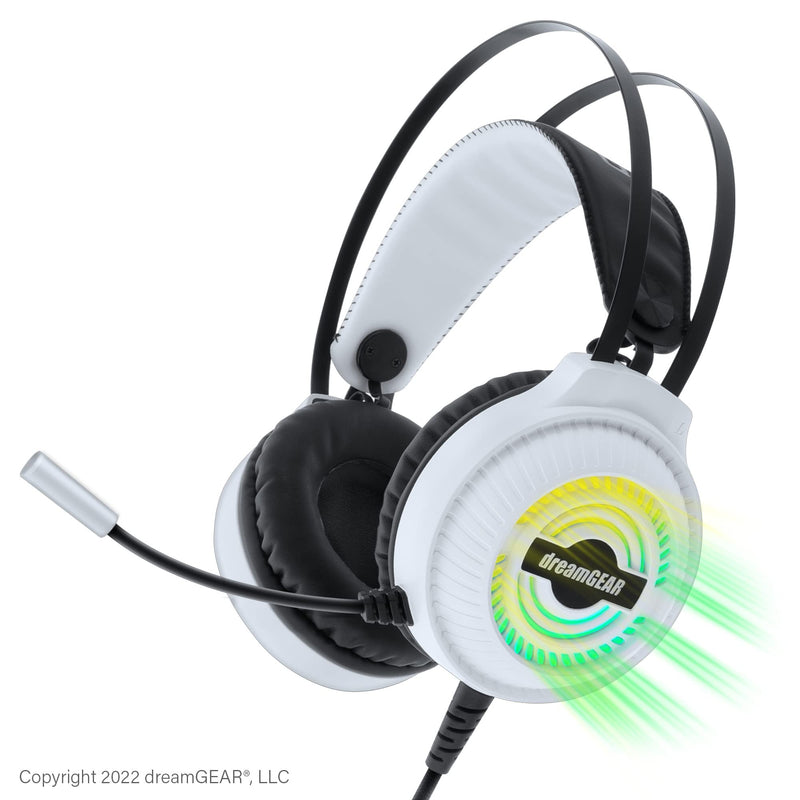 dreamGEAR GRX-550 for Nintendo Switch OLED: High Performance Mic, RGB Color Effect, 50mm Drivers, Switch Lite