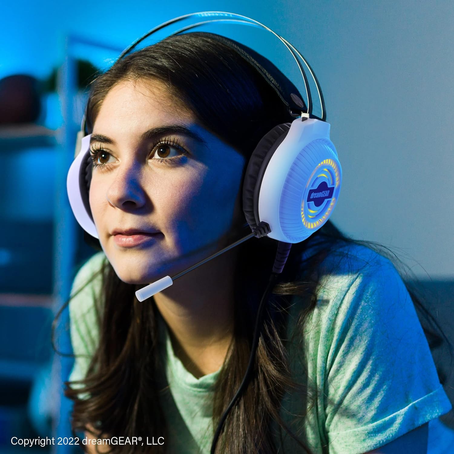 dreamGEAR GRX-550 for Nintendo Switch OLED: High Performance Mic, RGB Color Effect, 50mm Drivers, Switch Lite