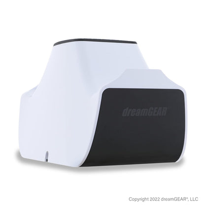 dreamGEAR Dual Power Station: PS5 Dualsense Controller Charging Station, Fast Charging, Base Grip, Simple Drop-in Design