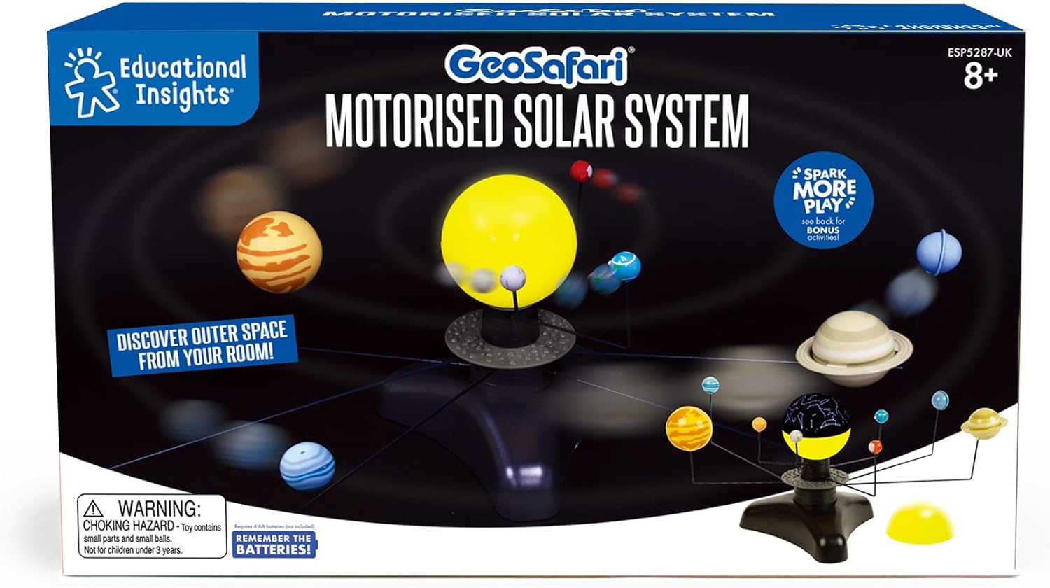 Learning Resources Motorised System Geosafari-Sistema Solar Motorizado, Color (Esp5287-Uk