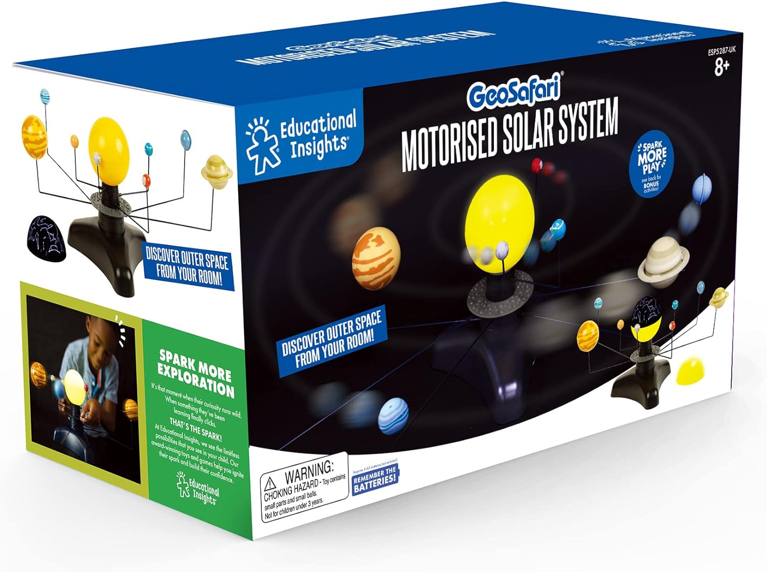 Learning Resources Motorised System Geosafari-Sistema Solar Motorizado, Color (Esp5287-Uk