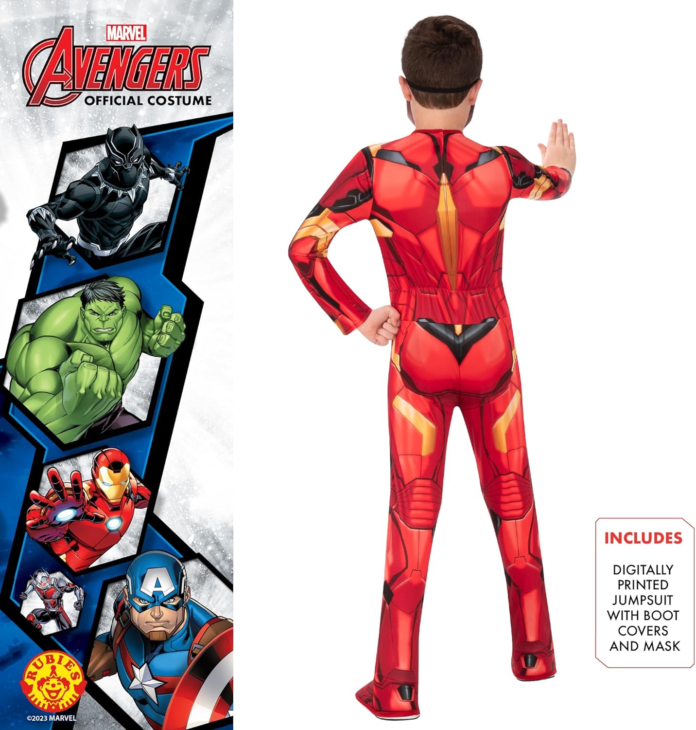Rubie's Official Iron Man Child's Costume, Kids Fancy Dress Dress