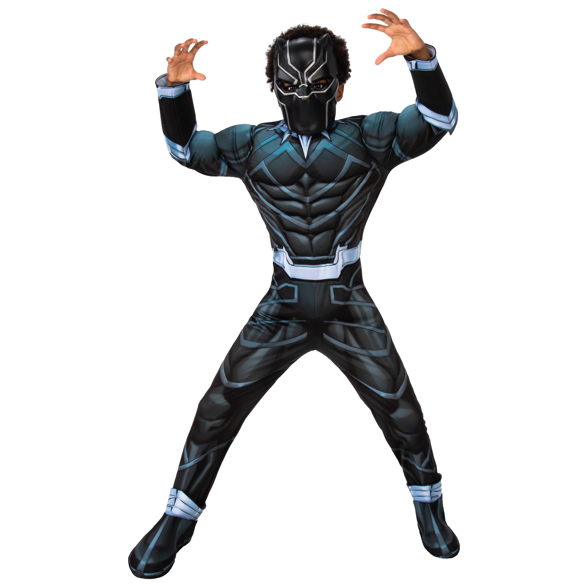Rubie's Official Marvel Avengers Black Panther Deluxe Child Costume, Kids Superhero Fancy Dress