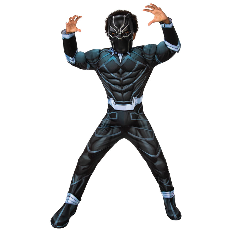 Rubie's Official Marvel Avengers Black Panther Deluxe Child Costume, Kids Superhero Fancy Dress